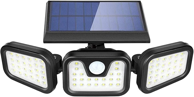 Harloon Solar Outdoor Lights, 1200LM Super Bright Motion Sensor Outdoor Light