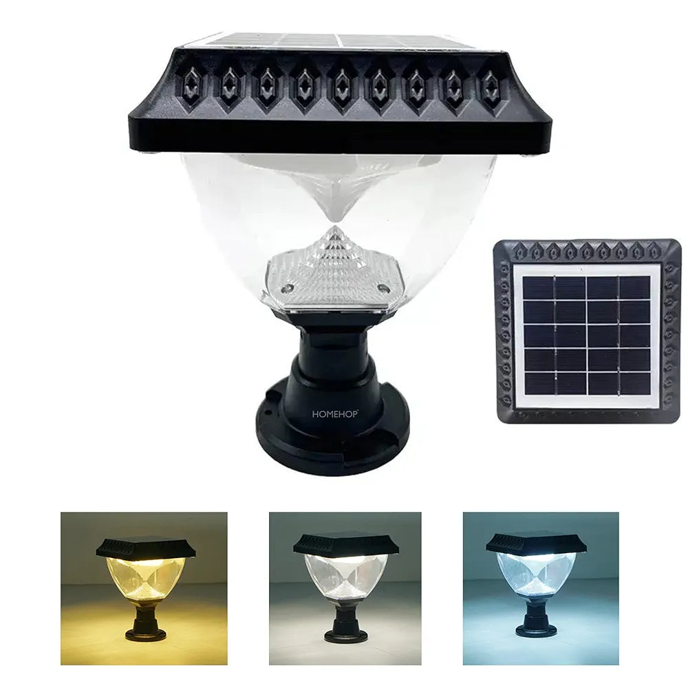 Homehop 10W Solar RGB Gate Light – Waterproof, Decorative, Automatic.