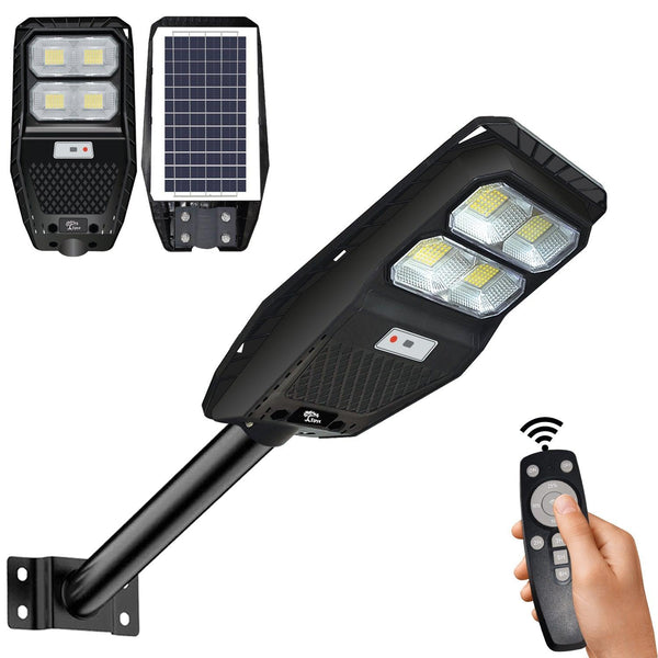 50 Watt Hexagon Solar Street White Light for Garden (With Pole)