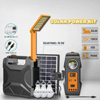 Drumstone (𝐍𝐞𝐰 𝐘𝐞𝐚𝐫 Special 5 𝐘𝐞𝐚𝐫𝐬 Warranty) Solar Mini Inverter Set | USB Cable, Torch, 3 LED Bulbs | Phone Charging, Portable Solar Lighting, Camping, and Home | Ideal 𝐆𝐢𝐟𝐭