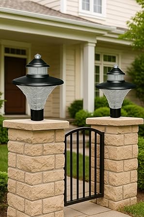 Weldecor Outdoor Pillar Light for Gate and Boundary Wall