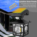 xinyee Outdoor Solar Wall Light IP65 Waterproof Street Light Body Sensor Road Lighting Garden Lights 5 years warranty 9 hour backup