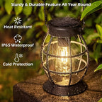 LeiDrail Solar Lantern Outdoor Hanging Solar Lights
