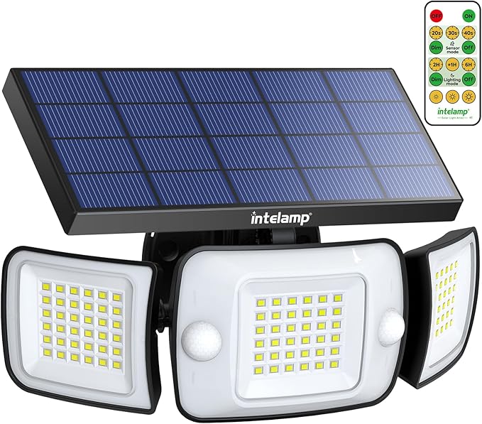 intelamp Solar Outdoor Lights