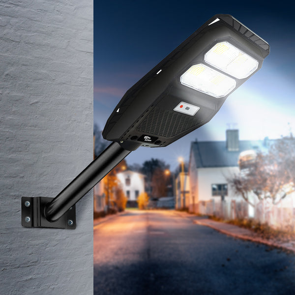 50 Watt Hexagon Solar Street White Light for Garden (With Pole)