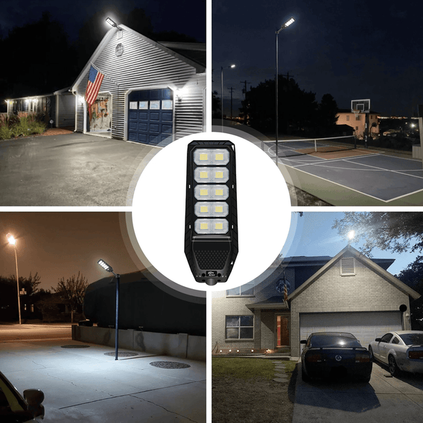 200 Watt Hexagon Solar Street Light for Garden (White Light)