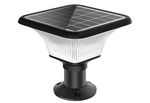 Modern Outdoor Pillar Lights | Solar Square Pillar Light