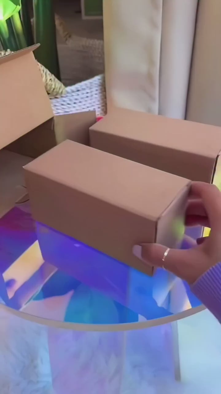 ACMUST Infinity 3D Fireworks Bulb, 3W LED Light, 120V Multicolor Fairy Disco Light, Colorful Stain Glass Firework Effect, Party Light Bulb, Decorative Infinity LED Bulb