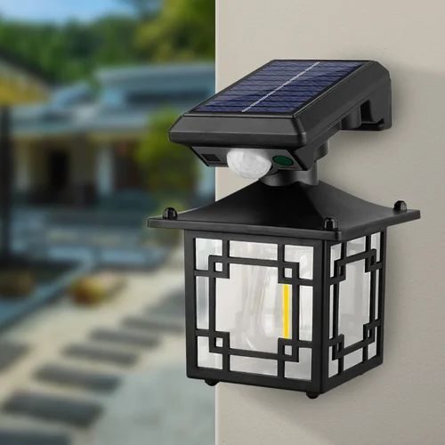 xinyee Outdoor Solar Wall Light IP65 Waterproof Street Light Body Sensor Road Lighting Garden Lights 5 years warranty 9 hour backup