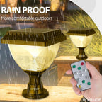Homehop 10W Solar RGB Gate Light – Waterproof, Decorative, Automatic.