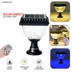 Homehop 10W Solar RGB Gate Light – Waterproof, Decorative, Automatic.